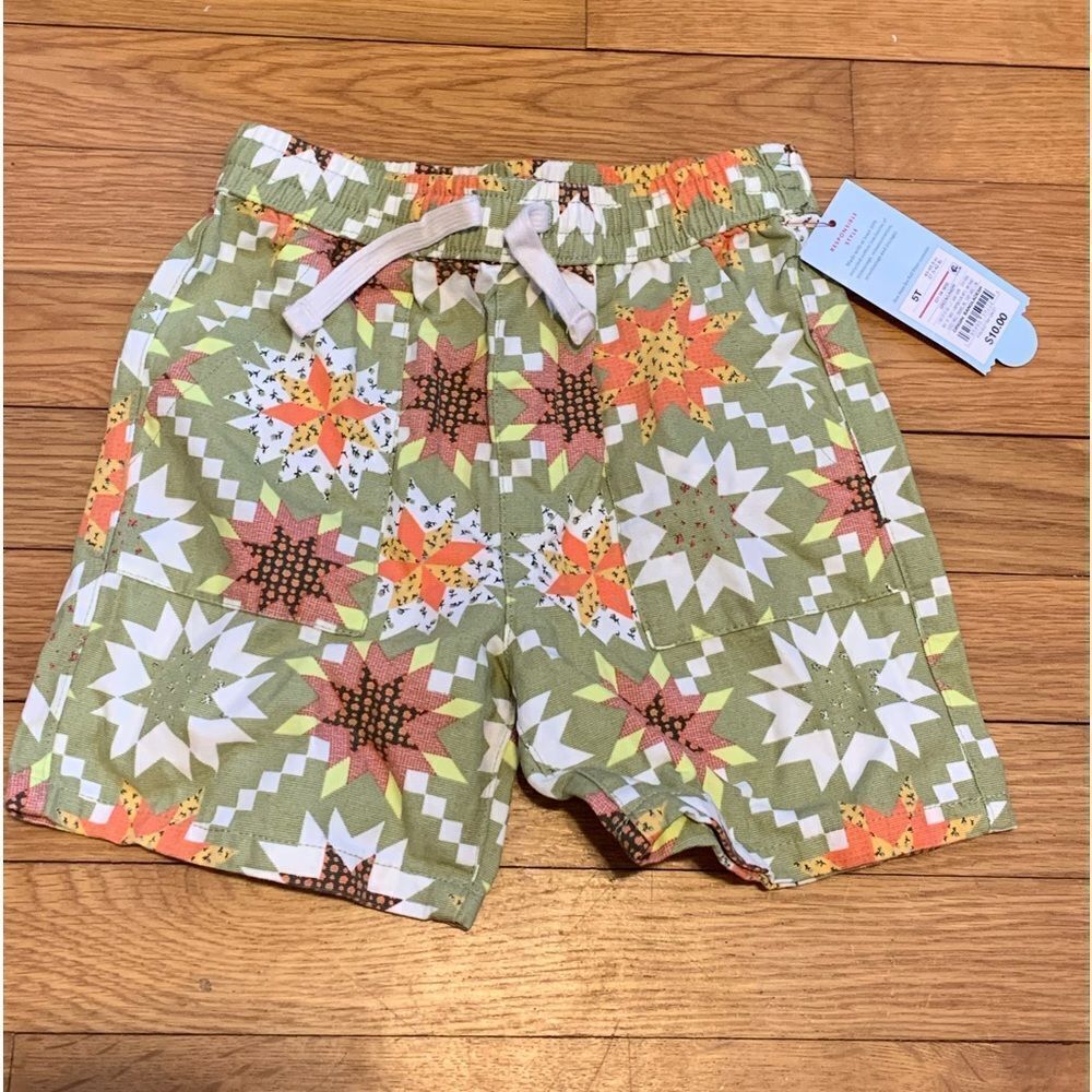 Cat & Jack 5T shorts green